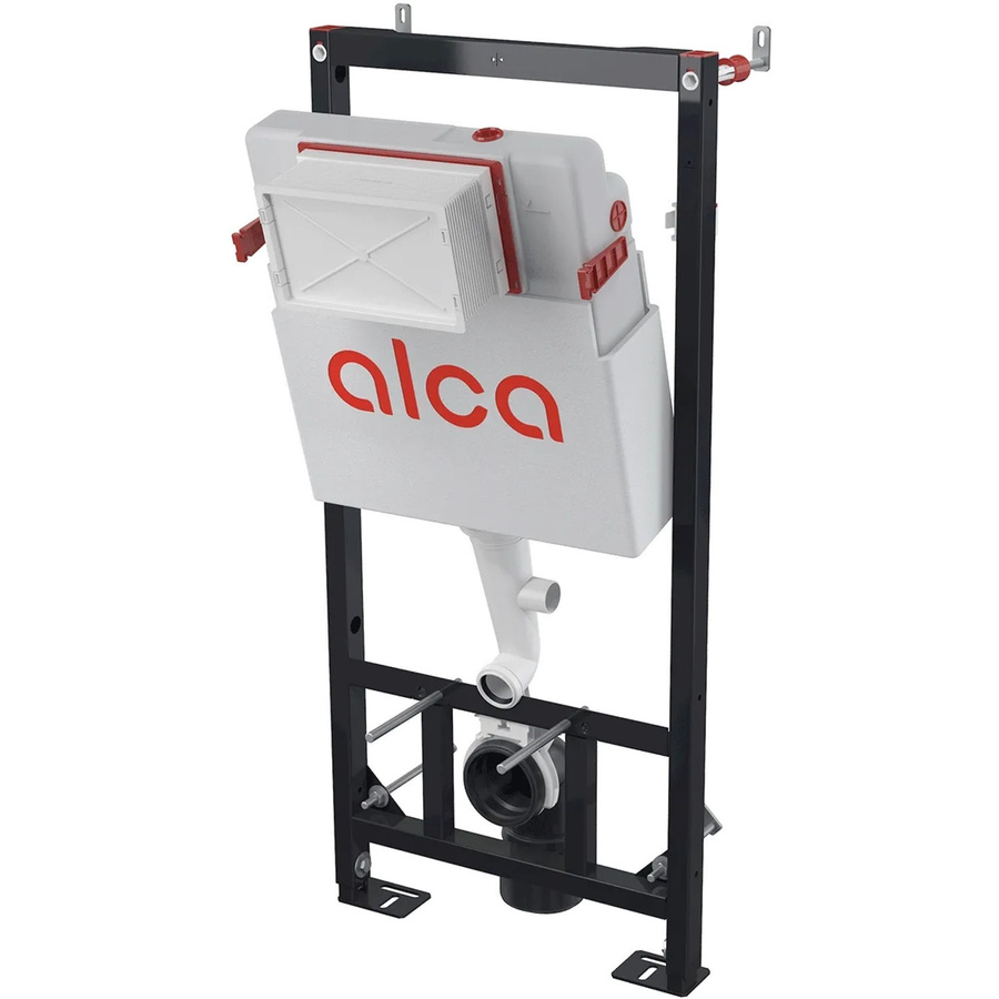Alcadrain AM101/1120W Vorwandinstallationssystem für Trockenbau in Weiß, B/T/H: 52,0 x 14,5 x 113,0 cm - Bild 2