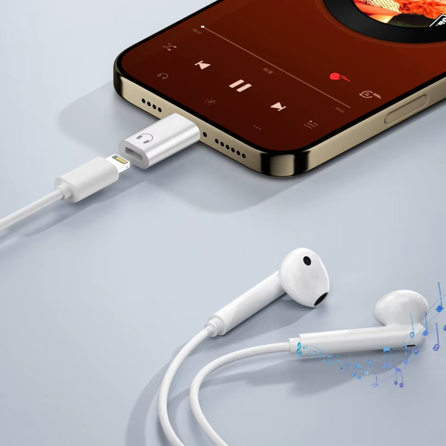 ALLOYSEED USB-C auf Lightning Audio-Adapter für iOS und iPhone 15 16 sowie Samsung Geräte - Bild 2