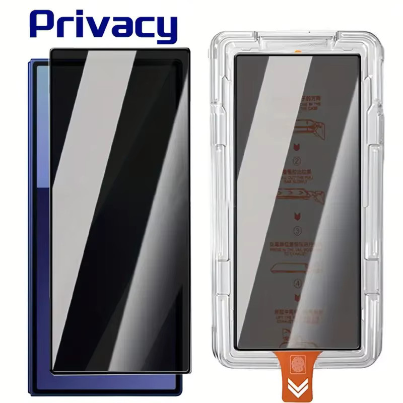 2 Stück Sichtschutz Displayschutzfolie für Samsung Galaxy Z Fold 7, Anti-Spy HD Klare Gehärtete Glas-Schutzfolie mit Kameraschutz, Transparent - Bild 6