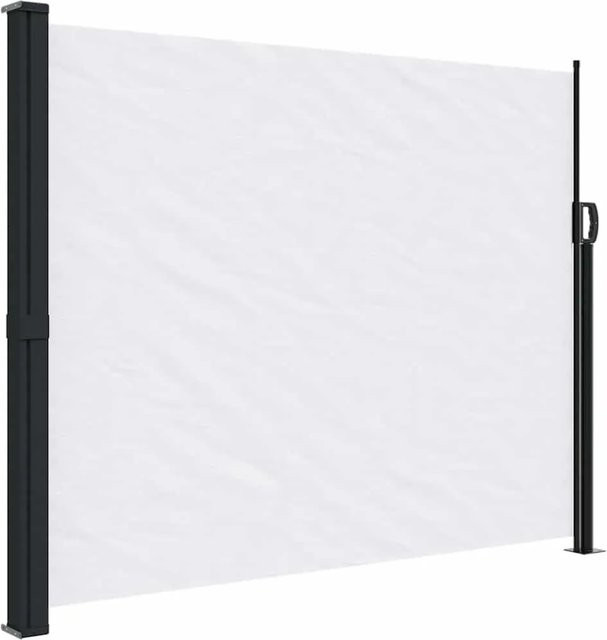 vidaXL Seitenmarkise ausziehbar Weiß B: 600 cm, H: 160 cm - Bild 1