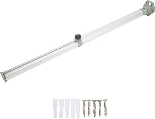 DOACT Klappbares und teleskopisch verstellbares Tischbein aus Metall in Silber Matt - Bild 1