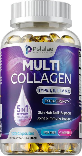 Pslalae 5-in-1 Kollagenkomplex-Kapseln, Unisex - Bild 1