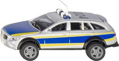 SIKU Mercedes-Benz E-Klasse Polizei Modellauto in Blau/Weiß im Maßstab 1:50 - Bild 1