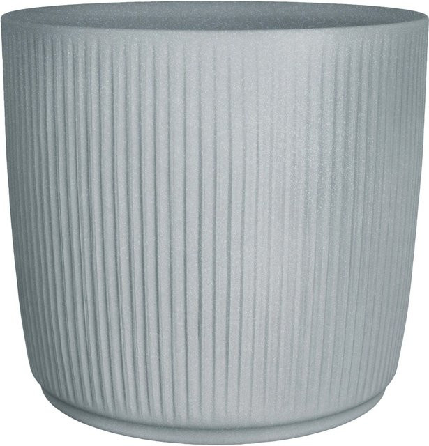 Scheurich Pflanzkübel Linetto in Stony Grey mit Rillen-Design, Durchmesser: 28,6 cm - Bild 1