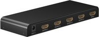 Goobay HDMI Splitter 1 auf 4, 4K @ 30Hz, Schwarz - Bild 1