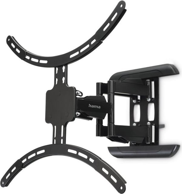 Hama TV-Wandhalterung schwarz, schwenkbar, neigbar und ausziehbar für bis zu 90 Zoll und 50 kg, VESA 200x200 mm - Bild 1