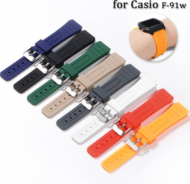 HQstrap Uhrenarmband Silikon, 18 mm, Bunt, Unisex - Bild 1