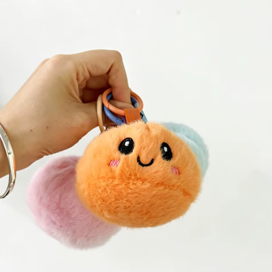 Kawaii Dampfbrötchen-Plüsch-Schlüsselanhänger, Plüsch / Textil - Bild 4