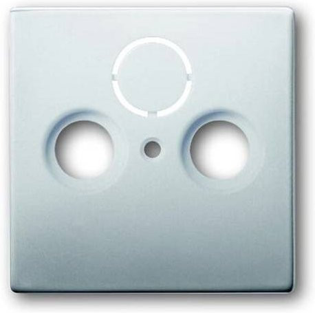 Busch-Jaeger Abdeckung für SAT-Steckdose aus Edelstahl in Silber 2CKA001724A4271 - Bild 1