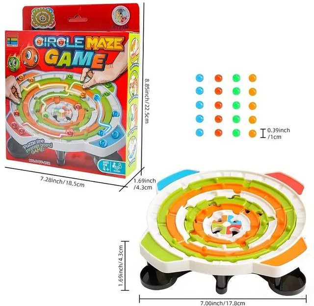 Binchi Outdoor Equipment Puzzle-Kugelspiel, Strategiespiel, beige, ab 7 Jahren - Bild 1