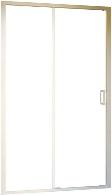 Schulte Schiebetür Trend 2.0 Nische aus Glas in Alu-Natur und Silber, B: 140 cm, H: 200 cm - Bild 1