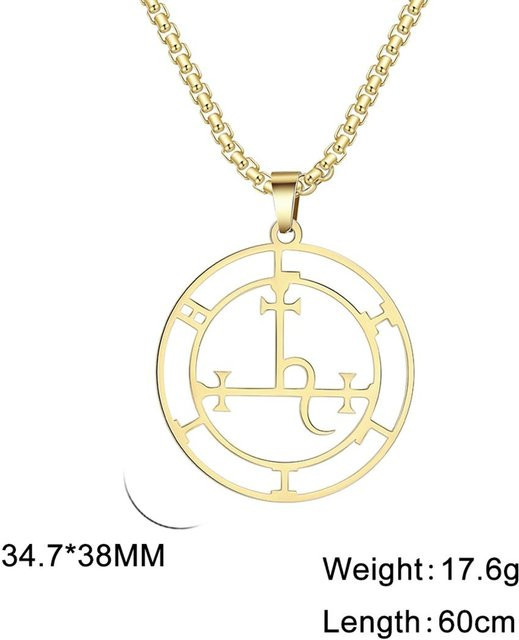 TuiYing Halskette Edelstahl, Silber, Unisex - Bild 1