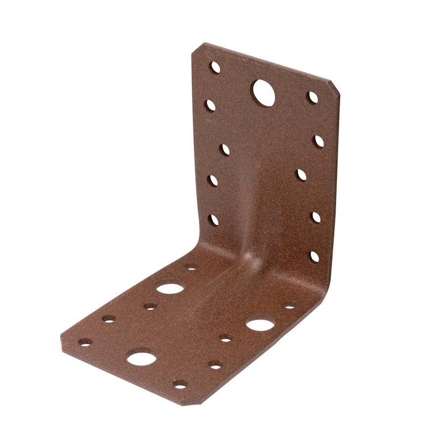 GAH Alberts Duravis Schwerl-Winkelverbinder Sicke Rostbraun Duplexbeschichtet B/T/H: 90 x 90 x 65 mm - Bild 2