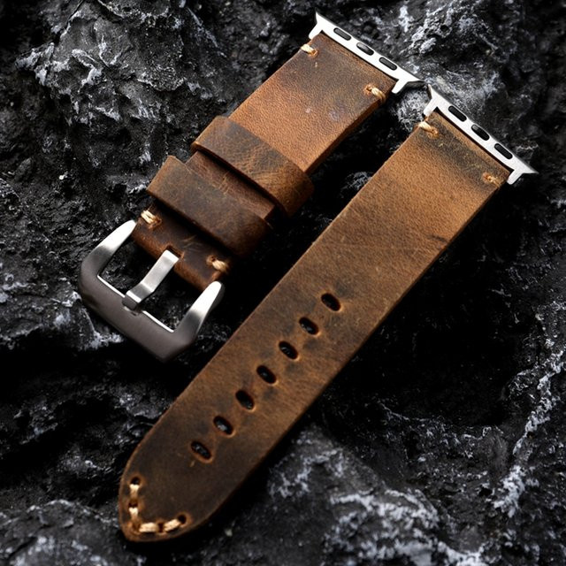 Uhrenarmband Rindsleder, Vintage, Unisex - Bild 1