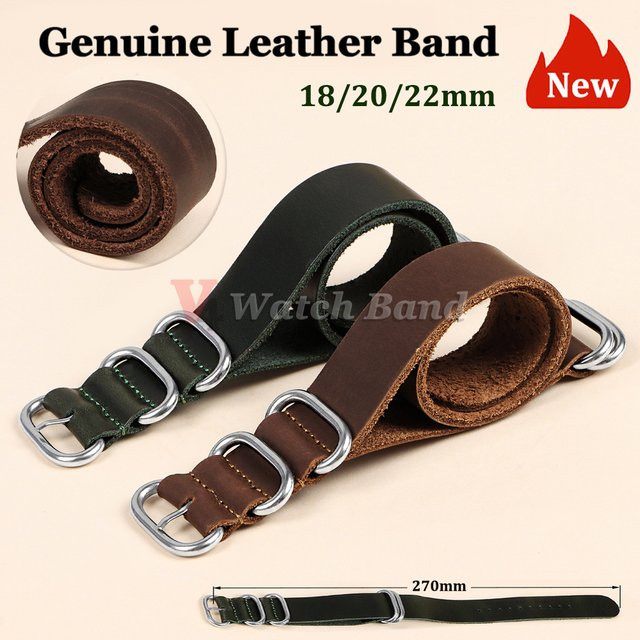 Echtlederarmband, Schwarz, Unisex - Bild 1