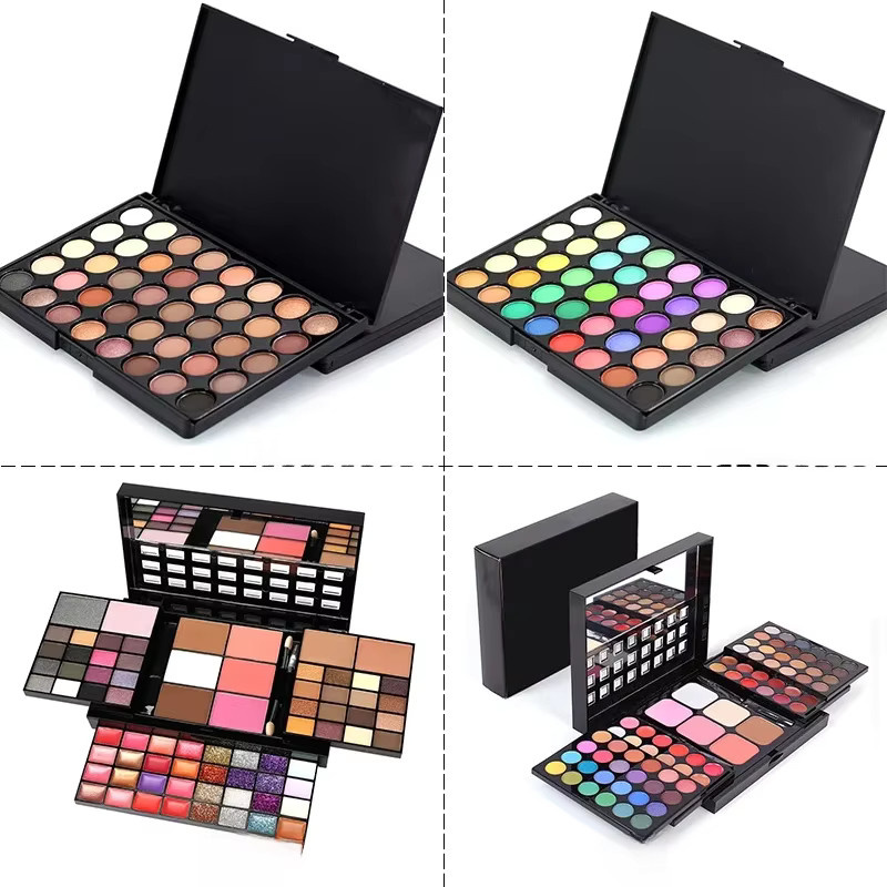 Glitzer Lidschatten Palette, Matt, Puder, Damen - Bild 4