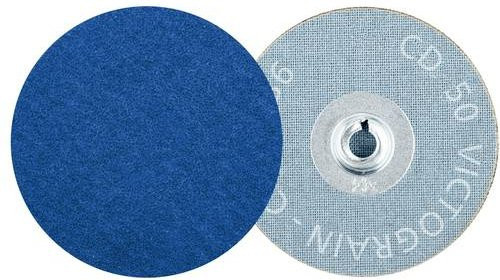 PFERD COMBIDISC Schleifblatt CD VICTOGRAIN-COOL Körnung 36 Durchmesser: 50 mm, Farbe: Blau, 100 Stück - Bild 1