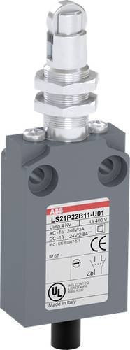 ABB LS21P22B11-U01 Positionsschalter mit Kuppenstößel, 10A, IP67, Grau - Bild 1