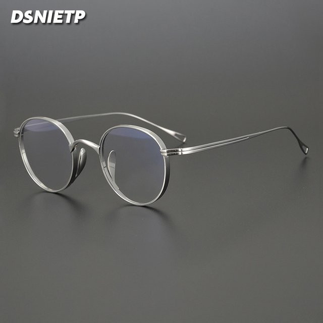 Dsnietp Lesebrille, Titan, Vollrand, Rund, Unisex - Bild 1
