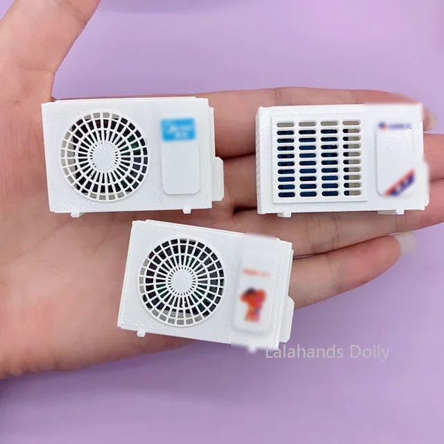 Lalahands Dolly Puppenhaus Mini Klimaanlage Modell Puppenhaus Möbel Dekoration Zubehör - Bild 1