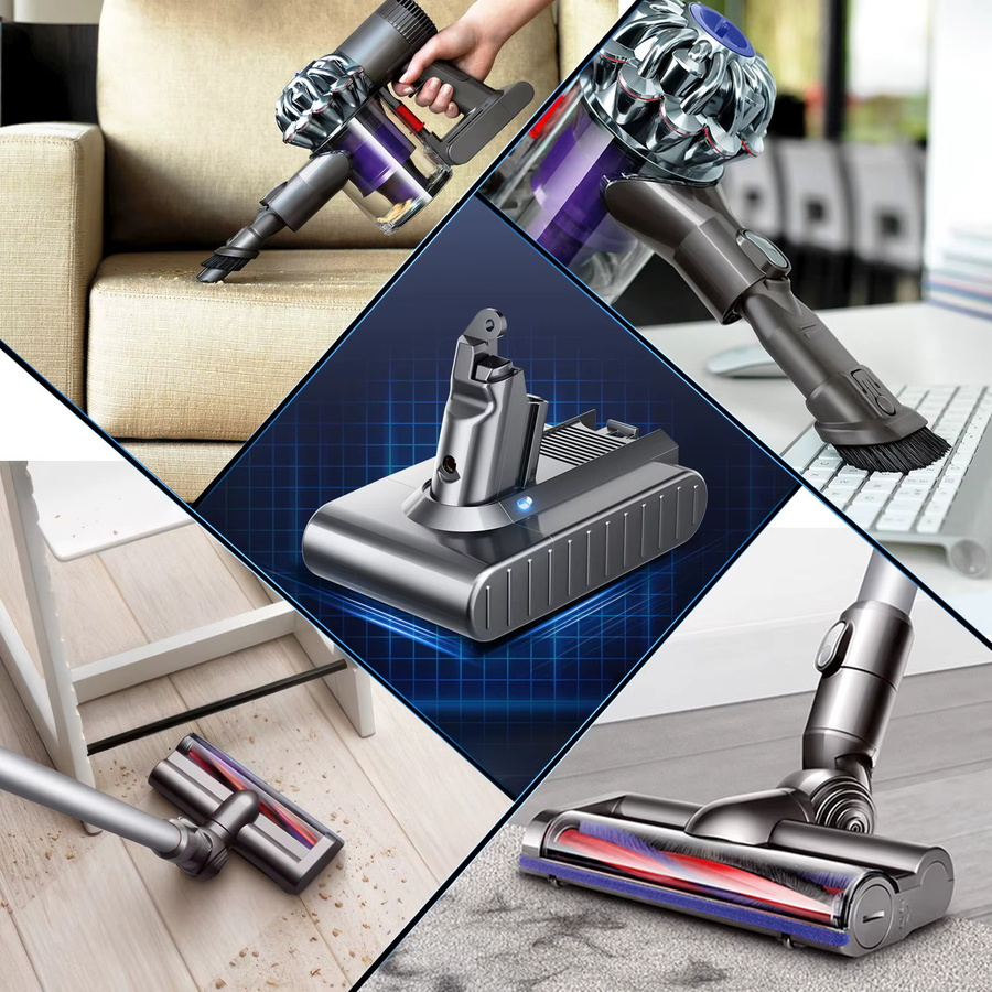 Bonacell Li-Ionen-Akku 21,6V 6000mAh für Dyson Staubsauger DC58 DC59 DC61 DC62 DC74 SV03 SV07 SV09 - Bild 6