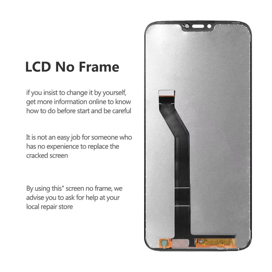Motorola Moto G7 Power LCD-Display Ersatz mit Rahmen in Schwarz für 6.2 Zoll Display xt1955 XT1955-4 - Bild 3