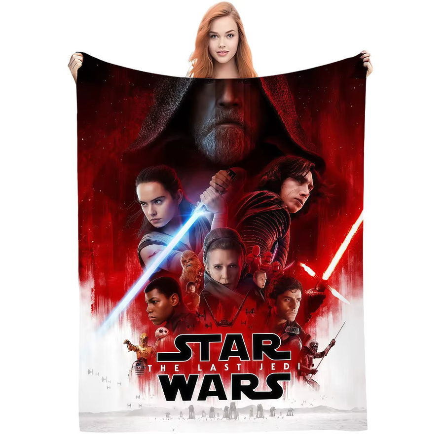 S-STAR Star Wars Decke, weiche Überwurfdecke für Bett, Sofa und Picknick, Mehrfarbig - Bild 7
