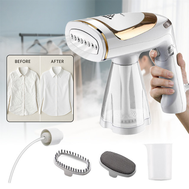 BeoSior Handheld Garment Steamer 1600W Elektrisches Dampfbügeleisen in Weiß für Home und Reise - Bild 1