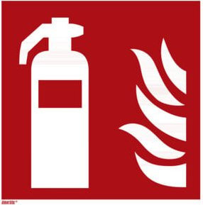nVent HOFFMAN Brandschutzzeichen Feuerlöscher Typ 11400 in Rot - Bild 1