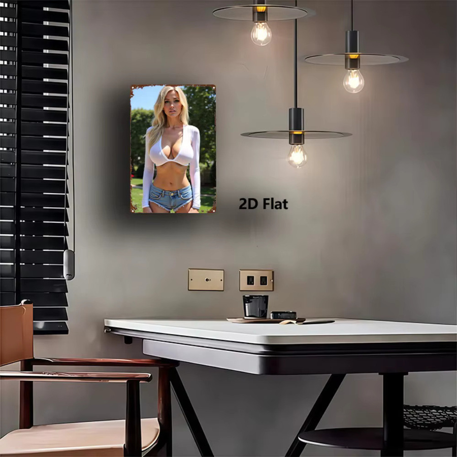 HELLOYOUNG Mumetal Vintage Metallschild, quadratisches Blechposter in Multicolour, Breite: 20,32 cm, Höhe: 30,48 cm - Bild 2