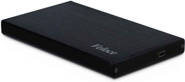 Veloce GD-25612 USB 3.0 2,5 Zoll Festplattengehäuse in Schwarz mit USB-C Anschluss - Bild 1