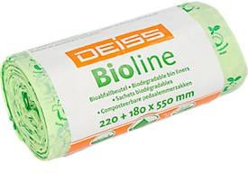 DEISS Bioline Bioabfallsäcke aus Biofolie Ecovio, Farbe: natur, 10 Liter, 480 Stück - Bild 1