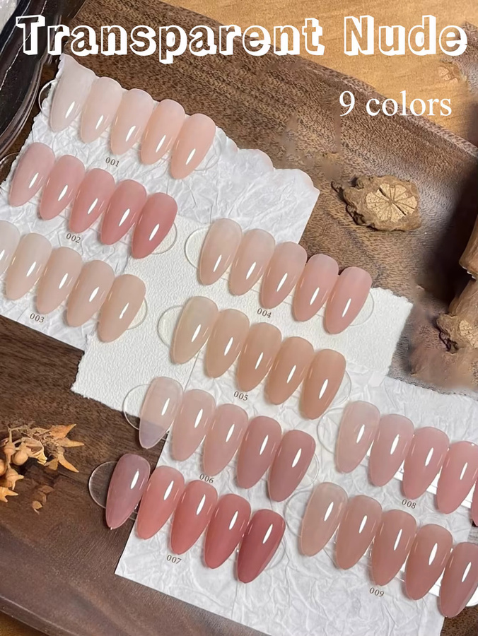 MISS SHAKA Gel-Nagellack, Nude Pink, Glänzend - Bild 2