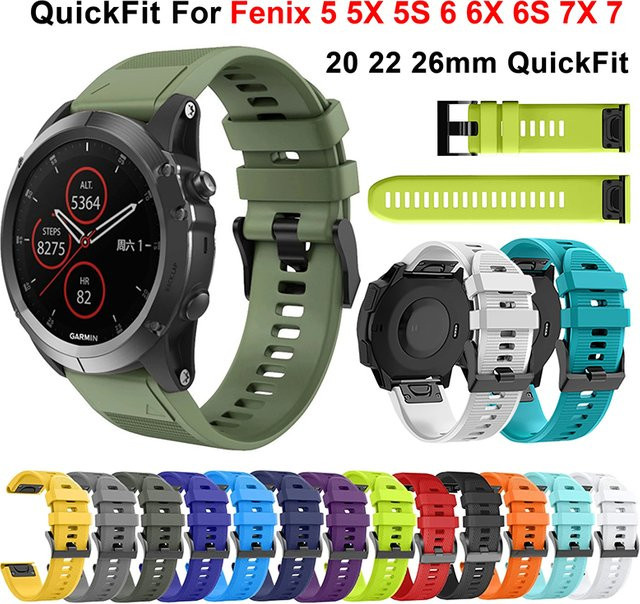 Uhrenarmband Silikon, Schwarz, Unisex - Bild 1