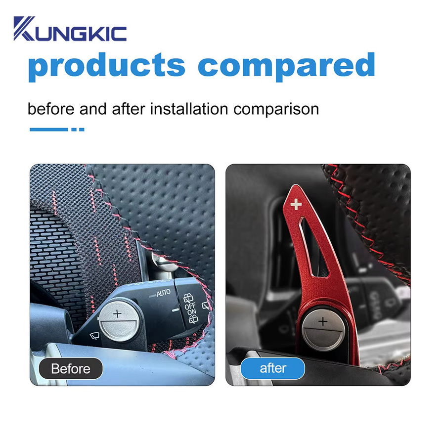 KUNGKIC Paddle Shifter Cover Trim aus Aluminiumlegierung für Mini Cooper S JCW Countryman U25 F65 F66 F67 2024 2025 - Bild 3