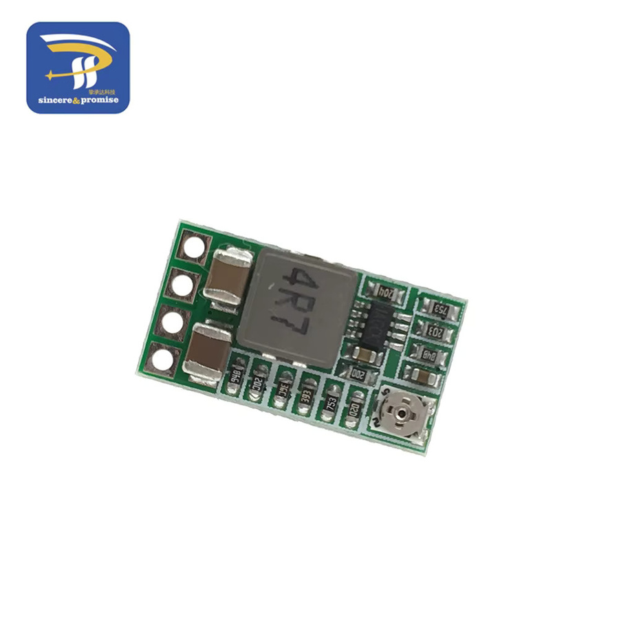 Mini DC-DC Step Down Netzteil Modul 12-24V zu 5V 3A Einstellbarer Spannung Buck Konverter in Grün - Bild 2