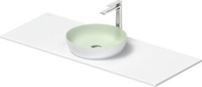 Duravit Konsolenwaschtisch Sivida in Grün und Weiß matt, B/T: 128 x 50 cm - Bild 1