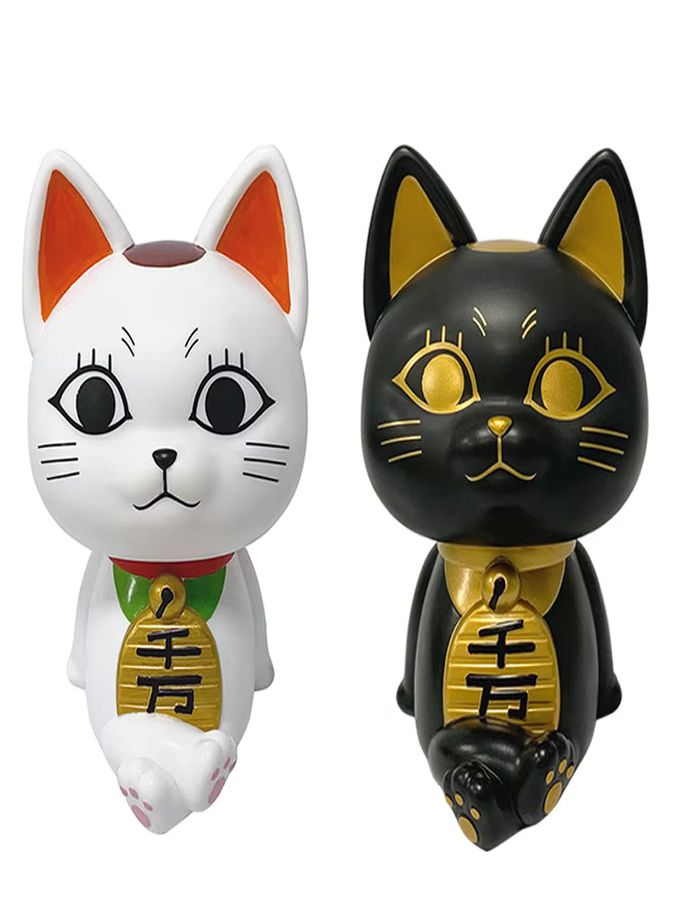 Bandai Anime Figur Turbo Oma Katze Statue aus weißem PVC, Höhe: 17 cm - Bild 3