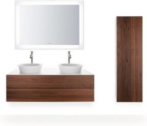 Duravit Waschtischunterschrank White Tulip in Weiß matt, Breite: 130 cm, Tiefe: 55 cm, Höhe: 40,8 cm - Bild 1