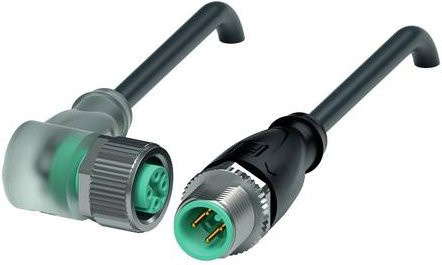 Pepperl+Fuchs 240784-0006 Sensor-Aktor-Steckverbinder konfektioniert, Farbe: Schwarz, Länge: 0,6 m, Polzahl: 4 - Bild 1