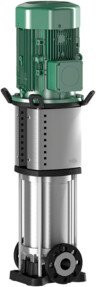Wilo Hochdruckpumpe Helix V 625 aus Edelstahl in Grün, 5,5 kW, PN 25, DN 32, Kartondichtgepackt - Bild 1