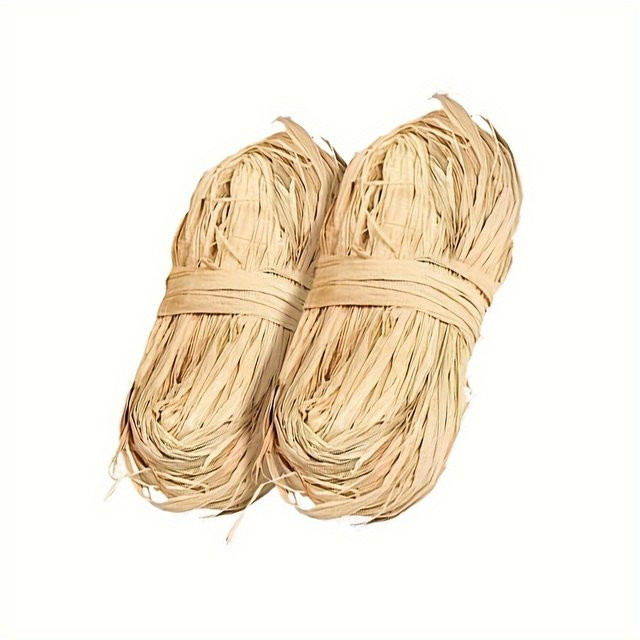Natürliches Bastband aus Jute in Beige, 100 g Wickelband für Dekoration und Bastelarbeiten - Bild 1
