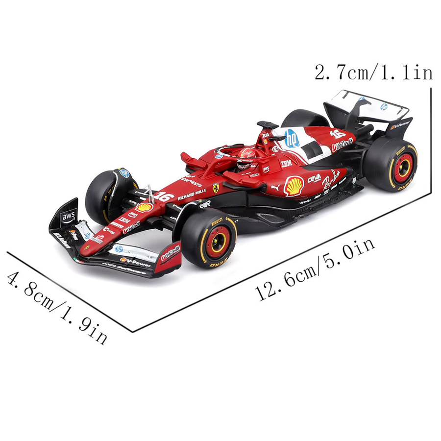 Bburago Scuderia Ferrari HP SF25, Legierungsauto, 1:43, ab 14 Jahren - Bild 2