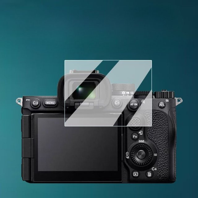 2er-Set gehärtetes Glas Display-Schutzfolie für Sony Alpha A7M5 A7V A7R5 A7RV Kameras, transparent - Bild 1