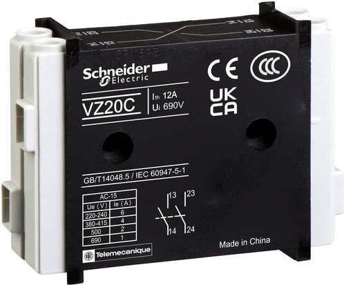 Schneider Electric VZ20 Hilfsschalter in Schwarz - Bild 1