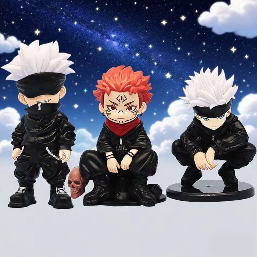 Bandai Jujutsu Kaisen Anime Figuren Set mit Satoru Gojo und Sukuna in Multicolor - Bild 2