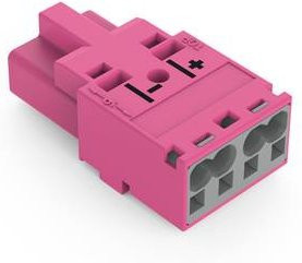WAGO Steckverbinder 770-292/080-000 in Pink, 100 Stück - Bild 1