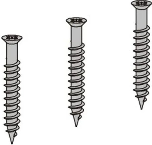 GartenLand Schrauben für L-Beschlag aus verzinktem Stahl, Farbe: Silber, 16 Stück, Durchmesser: 4 mm, Länge: 40 mm - Bild 1