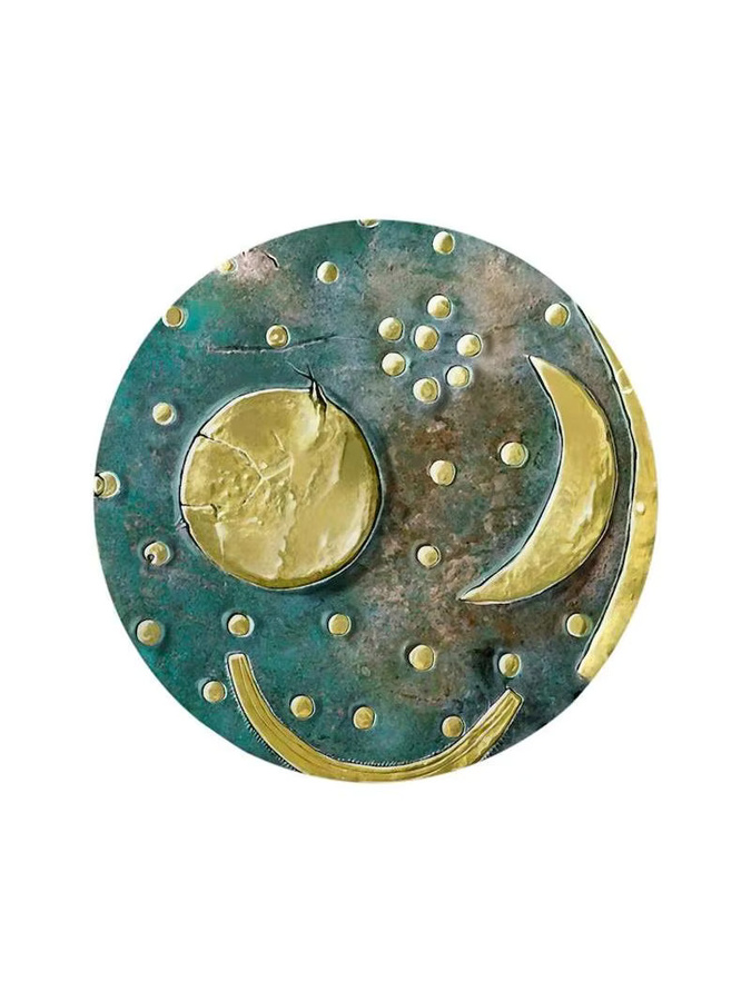 Brosche Nebra-Himelscheibe, Bronze, Damen - Bild 3