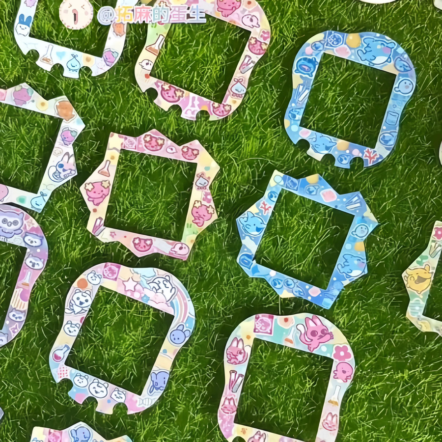 Bandai Tamagotchi Uni Panel Papier, Tamagotchi Happy Park Paradise, Zubehör - Bild 2